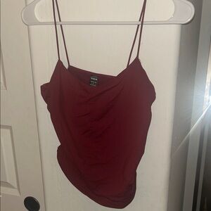 SHEIN Deep Red Camisole Top
